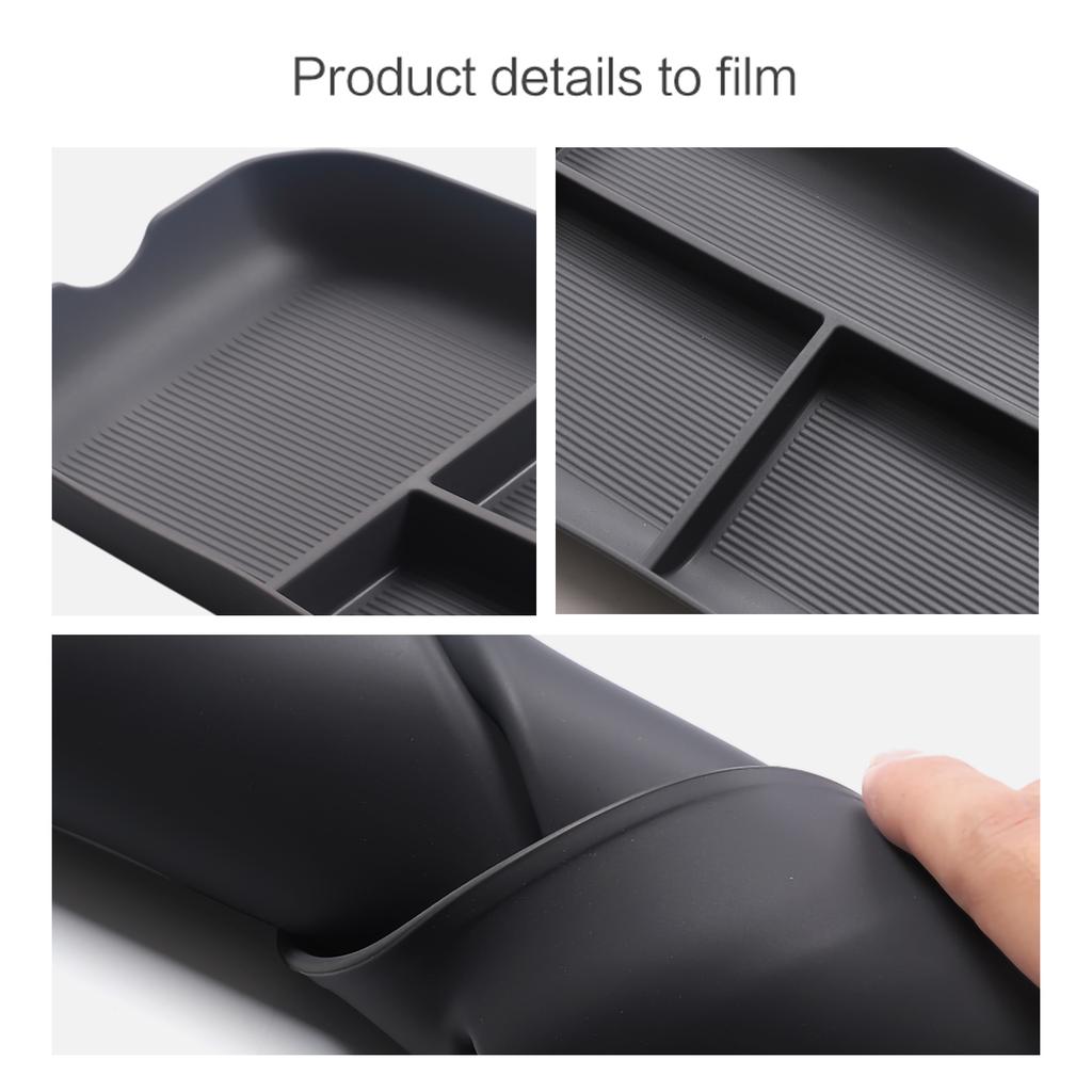 Center Console Storage Tray for NIO ET7 2022-2024 Car Central Armrest Lower Layer Box Organizer Interior Accessories Tidying