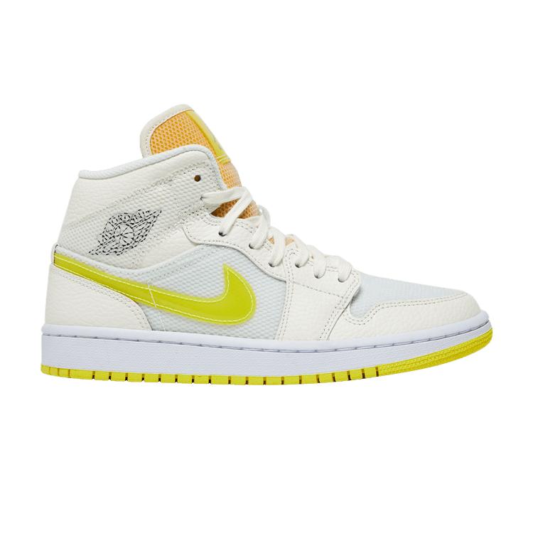 Wmns Air Jordan 1 Mid SE Voltage Yellow 36