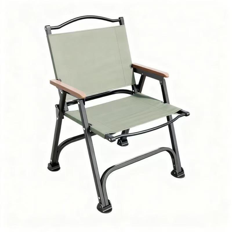 

Reinforced Portable Kermit Camping Chair: Ideal for Fishing, Beach, Patio, and Outdoor Use All Black