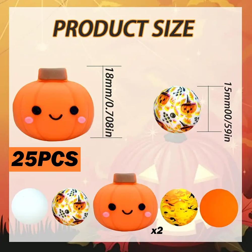 5/25PCS Thanksgiving-Themed Silicone Beads Set, Perfect for DIY Crafting Keychains, Necklaces, Bracelets & More