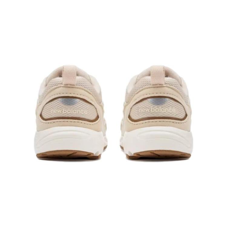 New Balance NB 878 Amortiguación, Resistentes al Desgaste Zapatos Bajos para Niños Pequeños Beige Blanco Marrón Bebé y Niño Pequeño IV878EC1