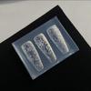 Multipurpose Nail Art Template Tool Stylish Silicone Nail Art Molds Embossing Carving Templates for Nail Enthusiasts