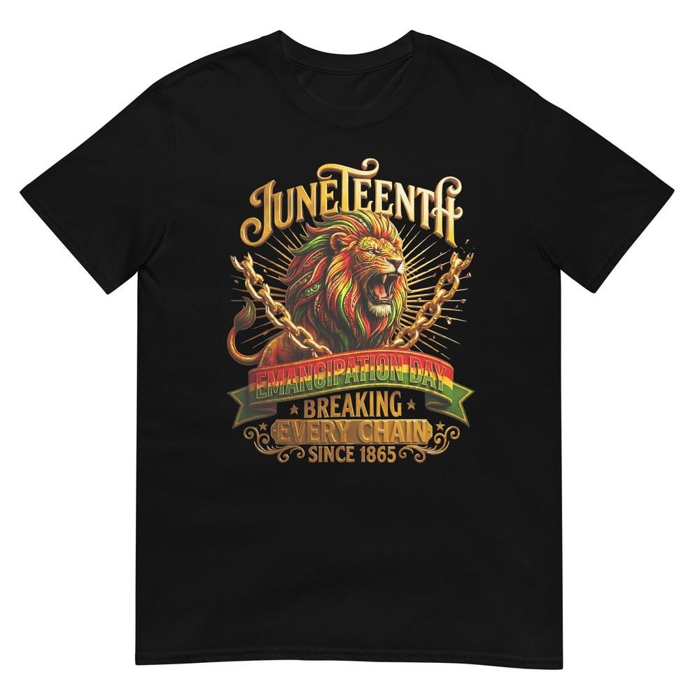 Juneteenth Breaking Every Chain Since 1865 Black Freedom Unisex Tshirt