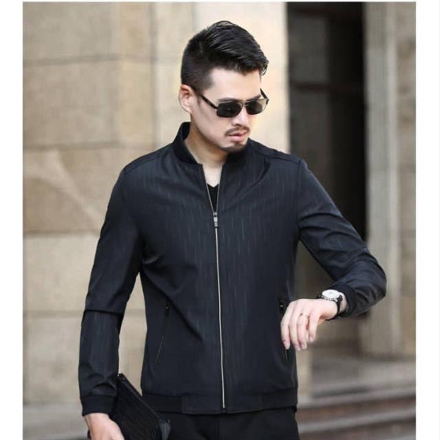 New Men's Spring & Autumn Casual Jacket - Middle-Aged Dad's Wear-Resistant, Loose Lapel Button Top