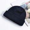 1pc Unisex Solid Knitted Hats,Warm Cozy Knitted Cuffed Beanies,Suitable for Daily Wear Going for A Walk or Cycling Outside