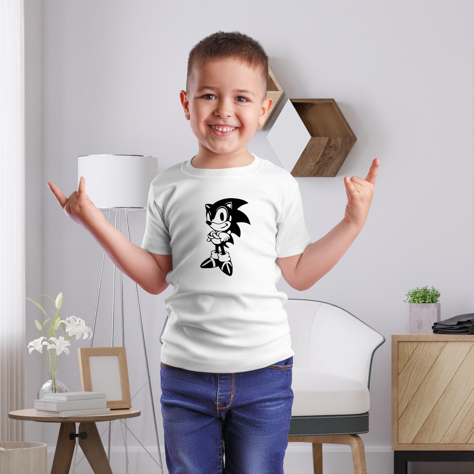 Iron on decal, Sonic, Iron on transfer, T-shirt, HTV, DIY Decal 120