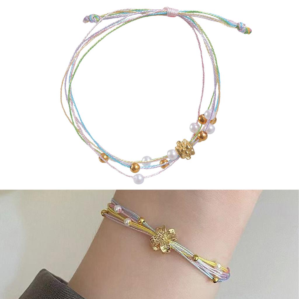 Stylish Handmade Colorful Friendship Bracelets Adjustable Handwoven Wristbands for Trendy Men and Women Daily Use