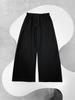 Autumn Winter High-End Loose Korean Style Versatile Casual Drawstring Slimming Wide-Leg Pants