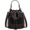 Luxury Designer Bucket Crossbody Bag  New Women Drawstring Vintage Handbags High Quality Patchwork Leather Shoulder Bags