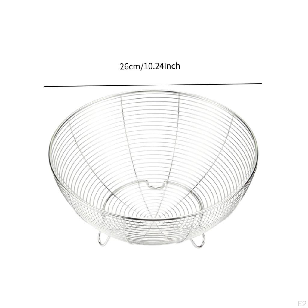 Μπολ Φρούτων και Καλάθι Λαχανικών Πάγκου Στρογγυλή Βάση Στήριξης για Φρούτα Κρεμμύδι