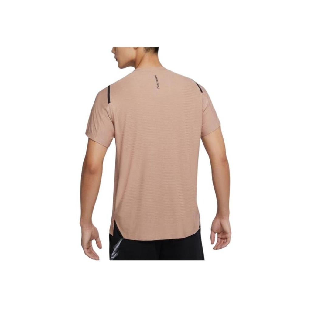 Nike Logo Crew Neck Pullover Short Sleeve T-Shirt Men Tops Light-Brown CU4990-283