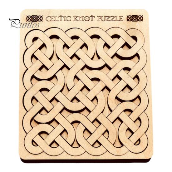 

Деревянная головоломка с кельтским узлом, головоломка из цельного дерева, головоломка для детей и подростков, взрослых, развивающая игрушка