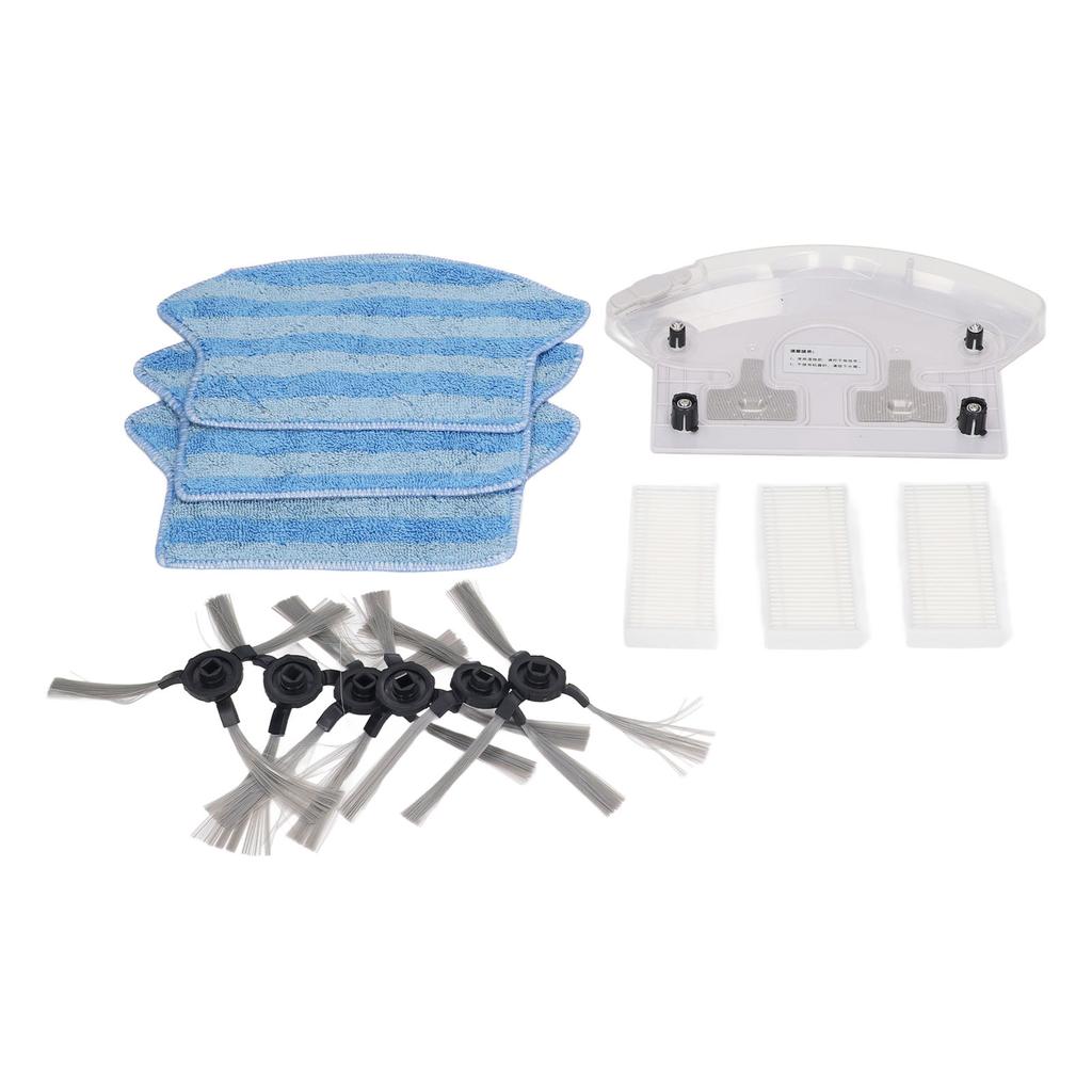 Robot Vacuum Cleaner Replacement Parts ABS Cleaner Water Tank Rag Side Brush and Filter for Midea