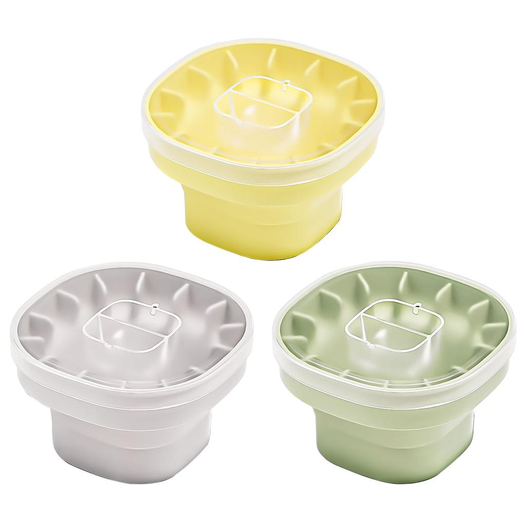 Foldable Ice Bucket Silicone Stackable Reusable Ice Mold Home Kitchen Tools