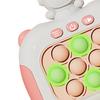 Quick Push Bubbles Game Toy Educational Decompression Light Up Pop Puzzle Toy for Adults Kids