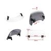 Acrylic Motorcycle Modified Heighten Extension Windshield Clamp-On Windscreen Wind Deflectors Spoiler Universal for Honda Suzuki