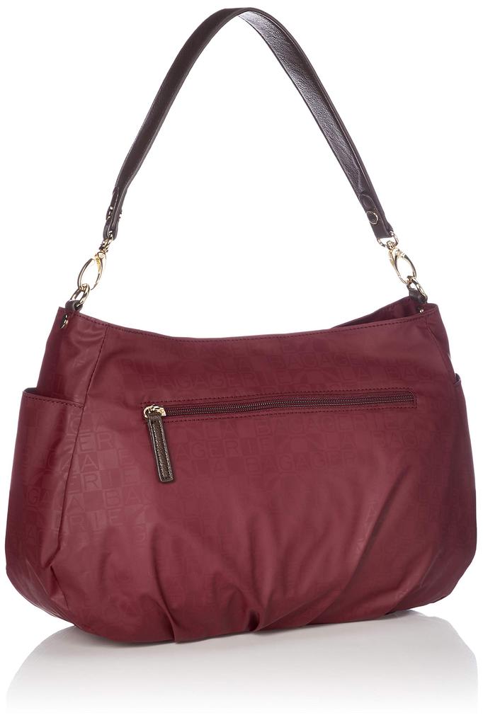 Labagagerie MONOGRAMME 2-Wege-Umhängetasche, Damen, B71-09-04, Weinrot