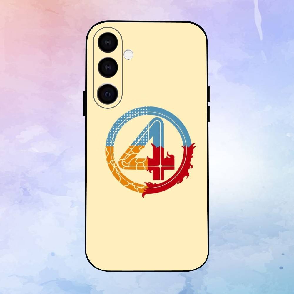 F-FANTASTIC-FOUR-4 Phone Case For Samsung Galaxy A73,A72,A71,A70,A53,A52,A51,Others Soft Black Shell