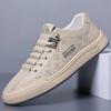 Fashion New Cowhide Hollow Platform Shoes for Man Designer Casual Soft Sole Male Sports Shoes Fashion Spring Autumn Sports Man Shoes