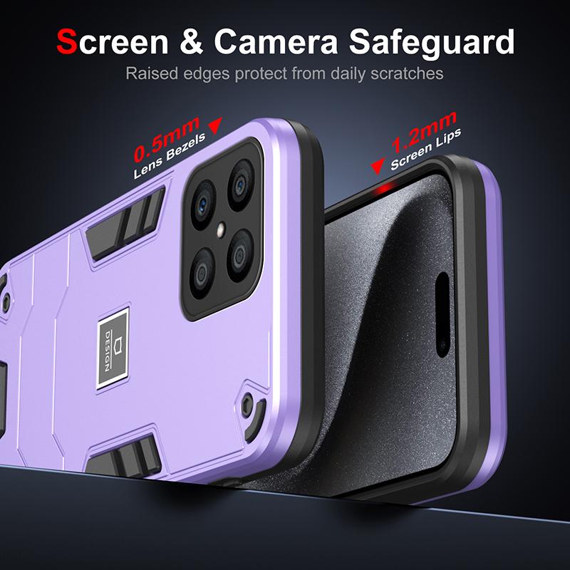 For Honor X8 X8A X8B Magnetic Shockproof Armor Matte Case For Honor X8A For Honor X8B Soft Silicone Bumper Hard PC Cover