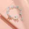 Colorful Crystal Beaded Fishtail Bracelet: Sweet, Fairy-Inspired Gift for Best Friend or Girlfriend - Perfect for May Day Outings