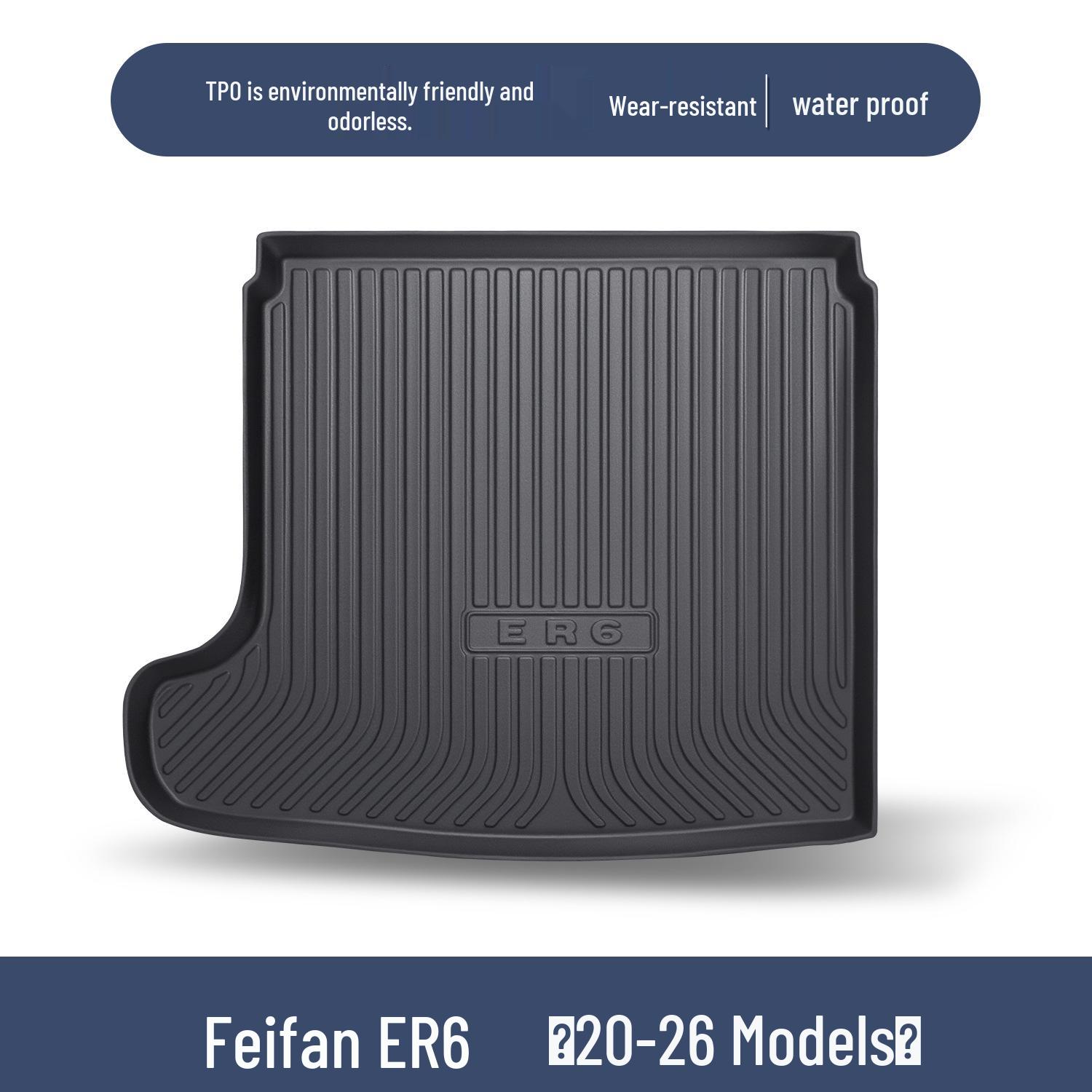 Feifan ER6 TPE Trunk Mat - Car Interior Modification Accessory 100x90