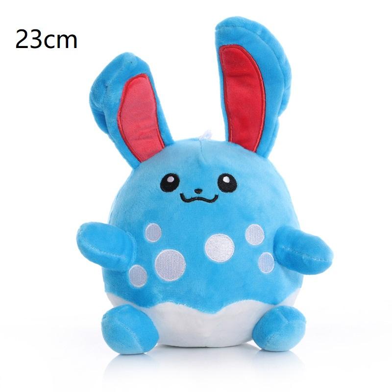 20cm Pokémon Squirtle Marill Pikachu Doll Anime Azumaril Blastoise Poliwag Lapras Spheal Plush Toys Collectible Gifts