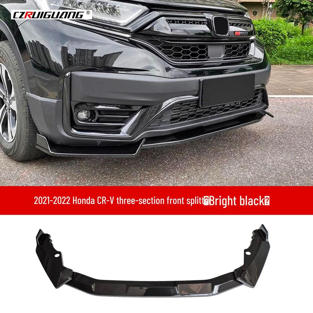 Compatible with 2021-2022 Honda CR-V: Modified Front Splitter, Roof Spoiler, Front Lip, Rear Spoiler, Louvered Grille, Body Kit.