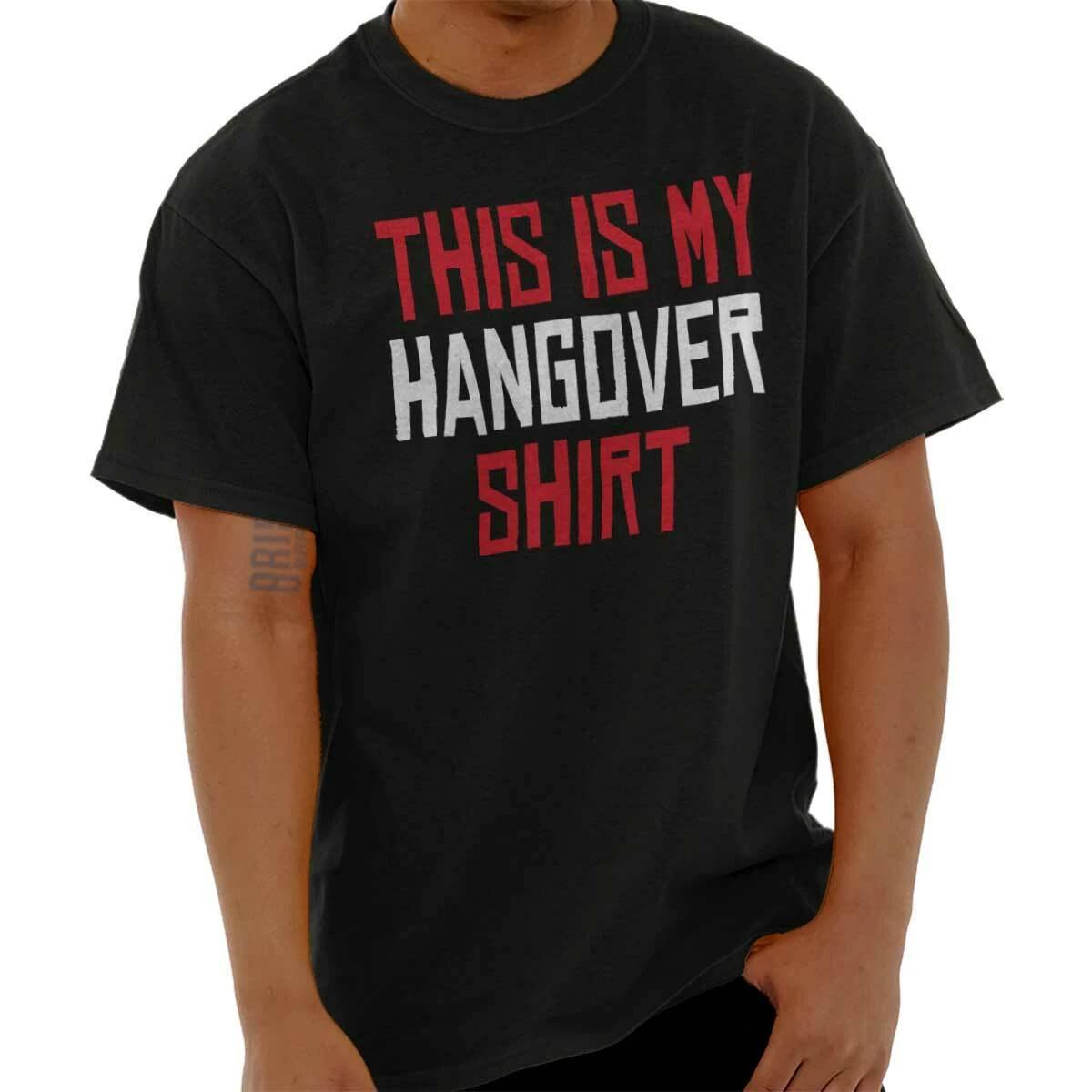 Funny Drunk This Is My Hangover Shirt Joke Womens or Mens Crewneck T Shirt Tee S