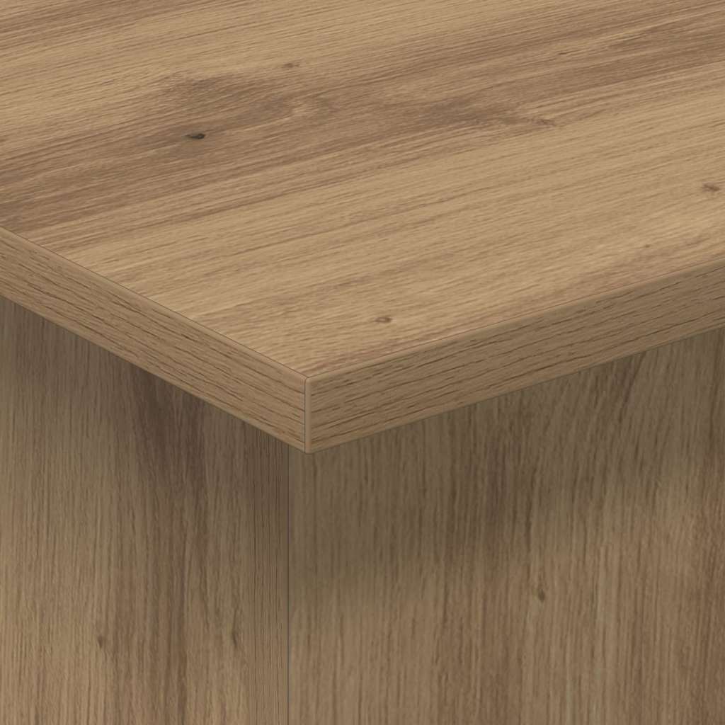 Side Table Artisan Oak 35.5 x 35 x 40 cm Wood Based Panel