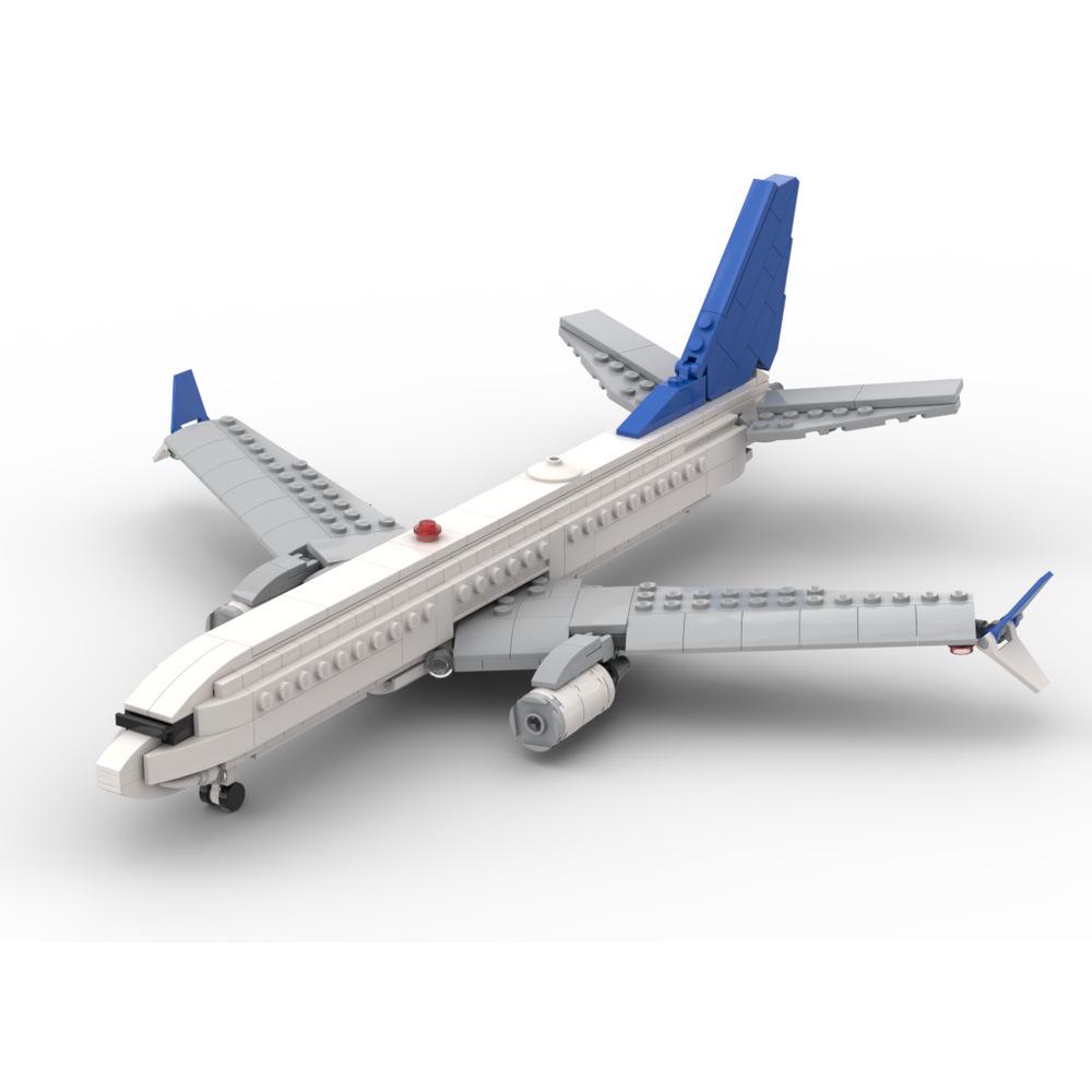 Jia Zhuan MOC32416 Boeing 737 Max Building Blocks - Small Particle Toy