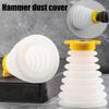 Dammskydd för borr Dammuppsamlare Skalbar Gummi Dammtät Dammbehållare Enhet Elverktyg Användbara Tillbehör för Borrhammare