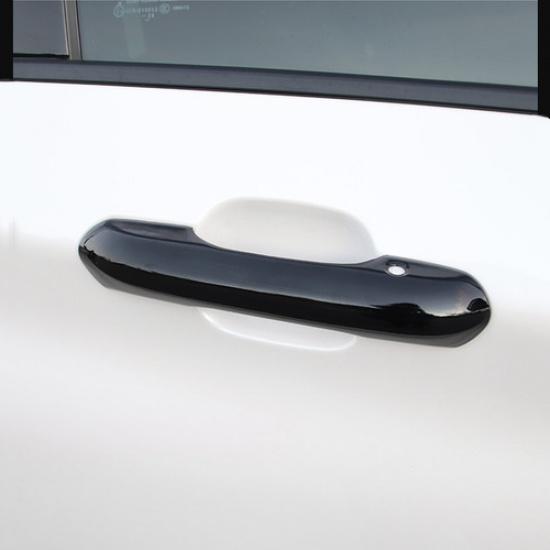 Bright black Front Car Door Handles Cover Trim 4pcs For Ford Explorer -2024