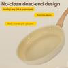 Nonstick Frying Pan Skillet with Lid Omelet Pan PFOA/PFAS/PTFE Free Fry Pan Heat Resistant Handle for Induction