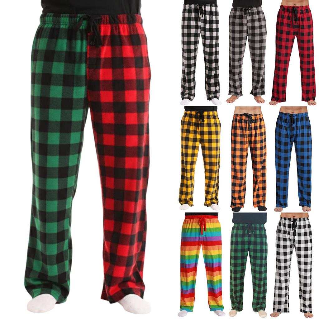 Men's Allover Printed Home Pants Sleeping Pajama Pants Long Pants Pajama Pants Yoga Pants