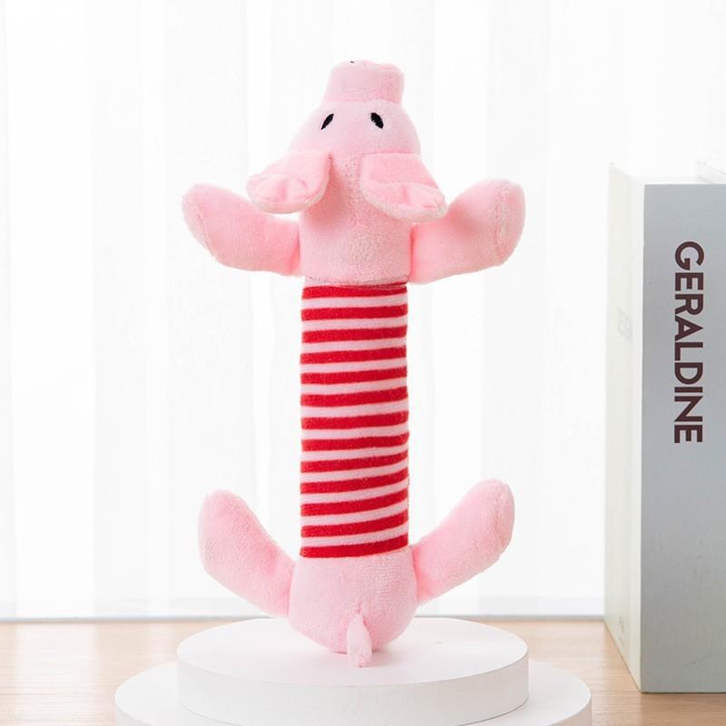 Plush Pet Puppy Toy Fox Elephant Sound-Making Small Dog Toy Pet Supplies