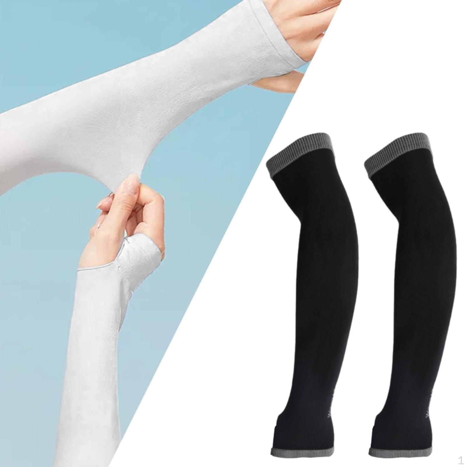 

Охлаждающие чехлы для рук, дышащие, удобные, защита от солнца для улицы Black