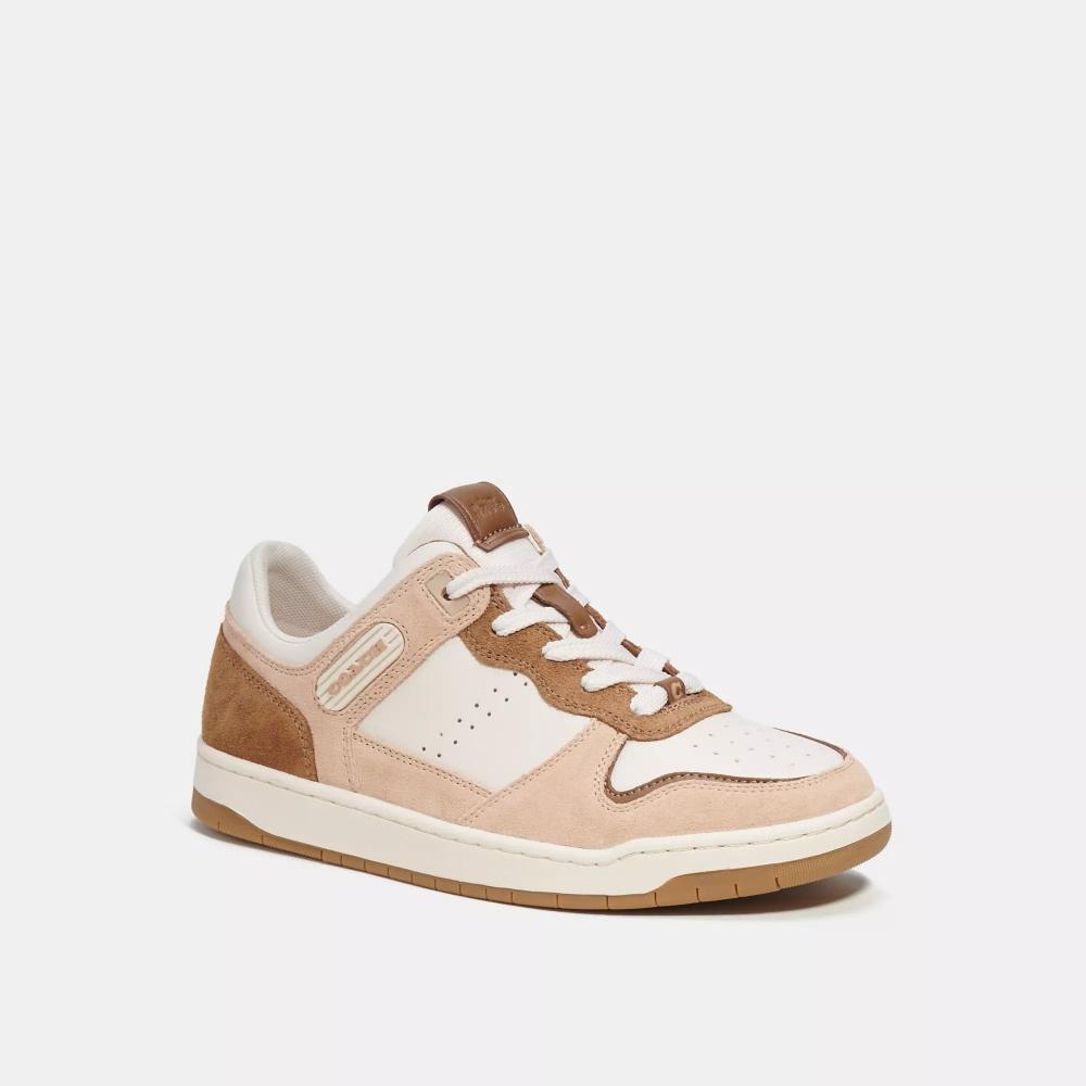 

Кроссовки Coach C201 Low Top цвета мела, бук US 10/Regular