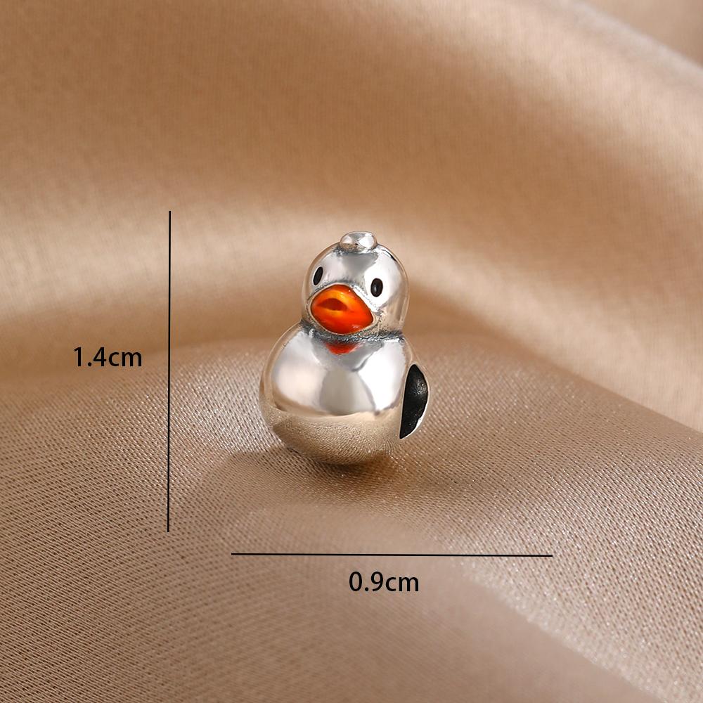 New 925 Silver Puppy Panda Bee Hedgehog Pendant, Suitable for European Bracelet DIY Exquisite Jewelry