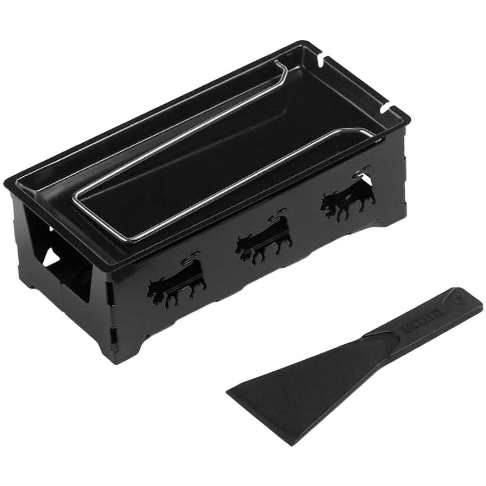 Compact Portable Cheese Fondue Stove for Chocolate Butter Melting Non Grill Pan Food Safe Materials 257g 18.6x9.2x5.8cm
