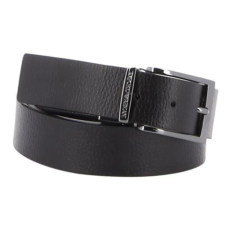 EMPORIO ARMANI Leather Belts Men's Width 3.5cm (Unisex) Leather Belts Y4S195YLO8J88001