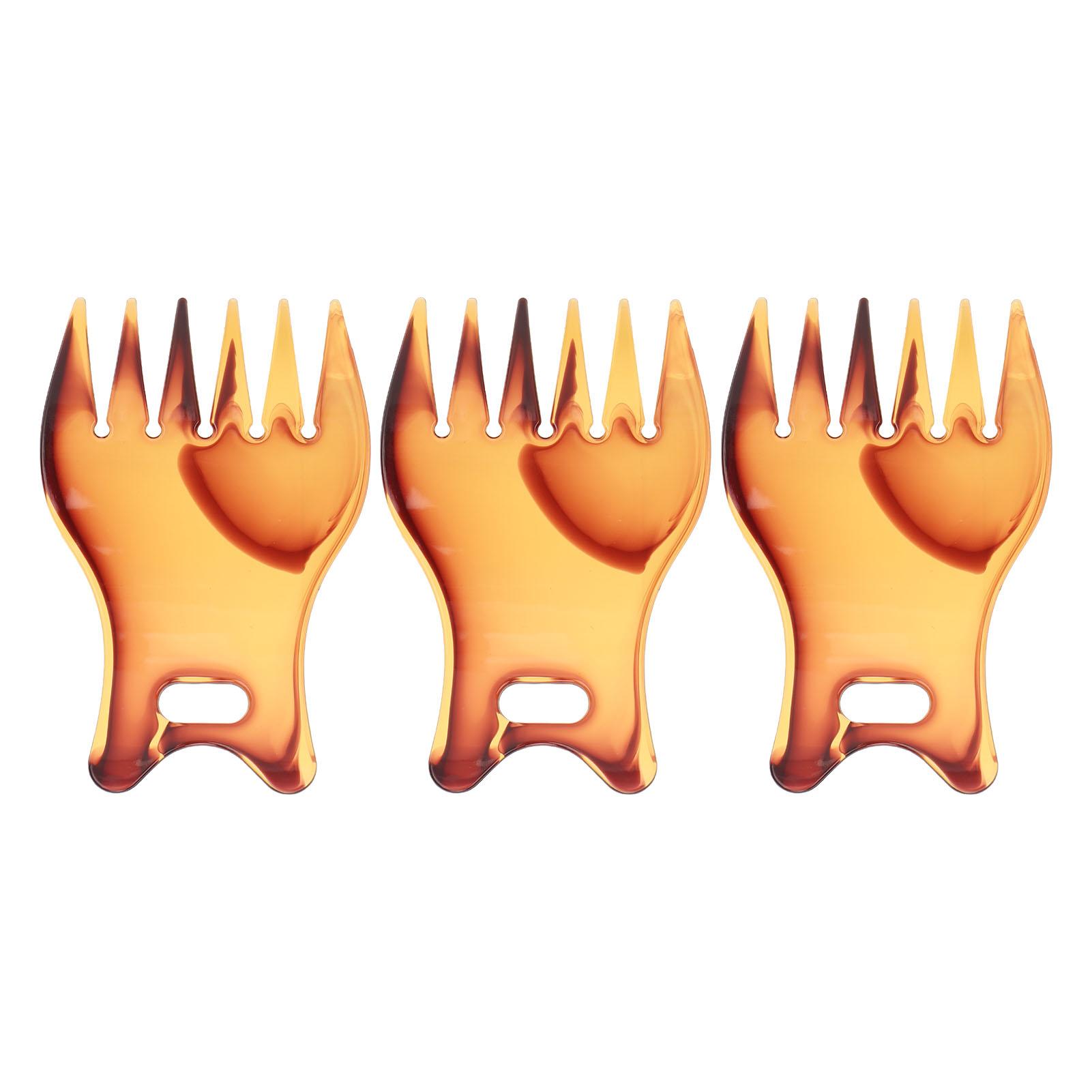 

3 шт., расческа с широкими зубцами и текстурой, расческа для укладки волос с эффектом ретро-масла и зачесанной назад прически