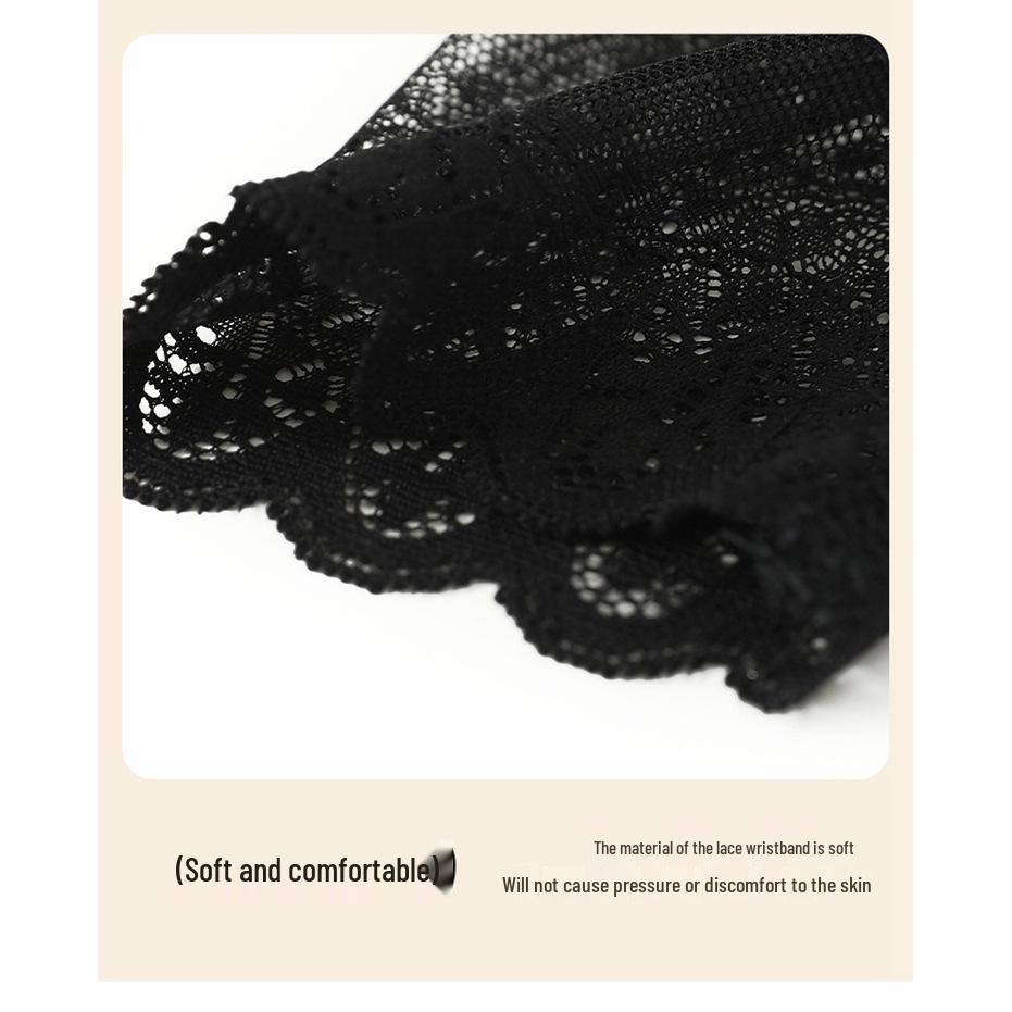 Breathable Lace Wrist Sleeves: Cover Scars & Tattoos with Short Elastic Cuffs