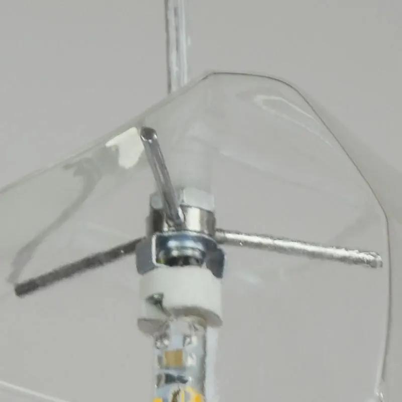 Modern Simple Stained Glass Chandelier Creative Living Room Dining Room Interior Decoration Lighting Fixtures IceCube Chandelier