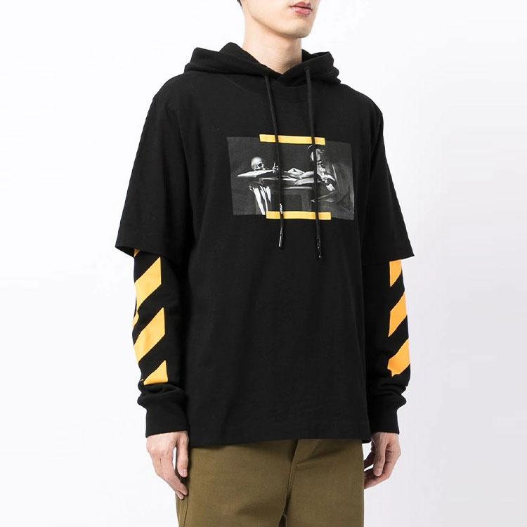 Off-White OFF WHITE Caravaggio Painting Hoodie Men's OMBB087F21FLE0061084