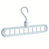 9-hole Hanger 360° Rotating Folding Hanger Space-saving Storage Rack Clothes and Pants Storage Durable Home Dormitory