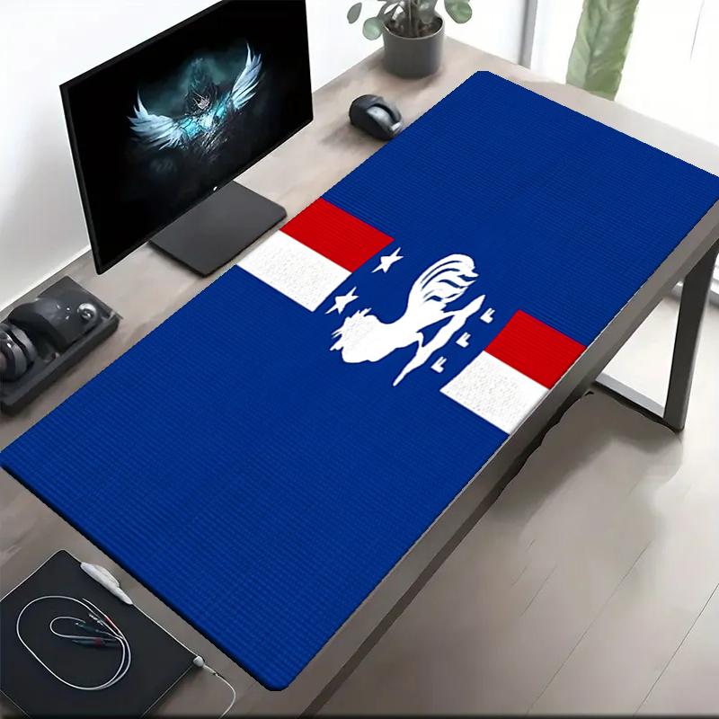 FFF Theme Mouse Pad, Non Slip Rubber Base, Multifunctional Office & Home Decor, Perfect for Workspace Personalization.