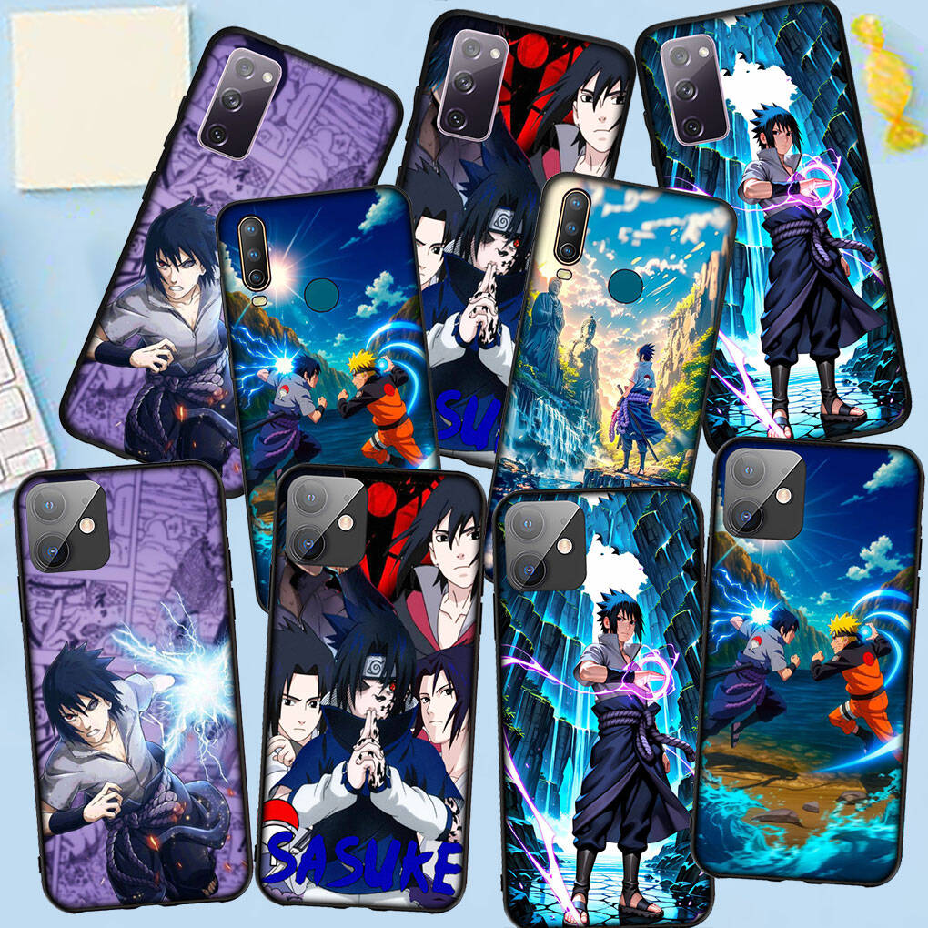 Phone Case for iPhone 17 15 16 Plus Redmi Note 14 12 11 13 Pro Max Huawei P30 P20 Lite OPPO A60 A40 A80 A38 A54 Wallpaper Sasuke Uchiha Narutos Cover