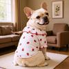 Comoda Pettorina per Cani Primavera Autunno Abbigliamento Cane Gatto Carino Animale Domestico Maglietta Base Fragola Cane/Gatto Medio/Piccolo