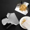 Pá para Embalar Pipoca de Aço Inoxidável Ferramenta Profissional para Assar Pá Loja de Frango Frito